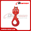 DS007 G80 / Grade 80 Clevis Swivel Self-Locking Hook with Bearing for Crane Lifting Chain Slings