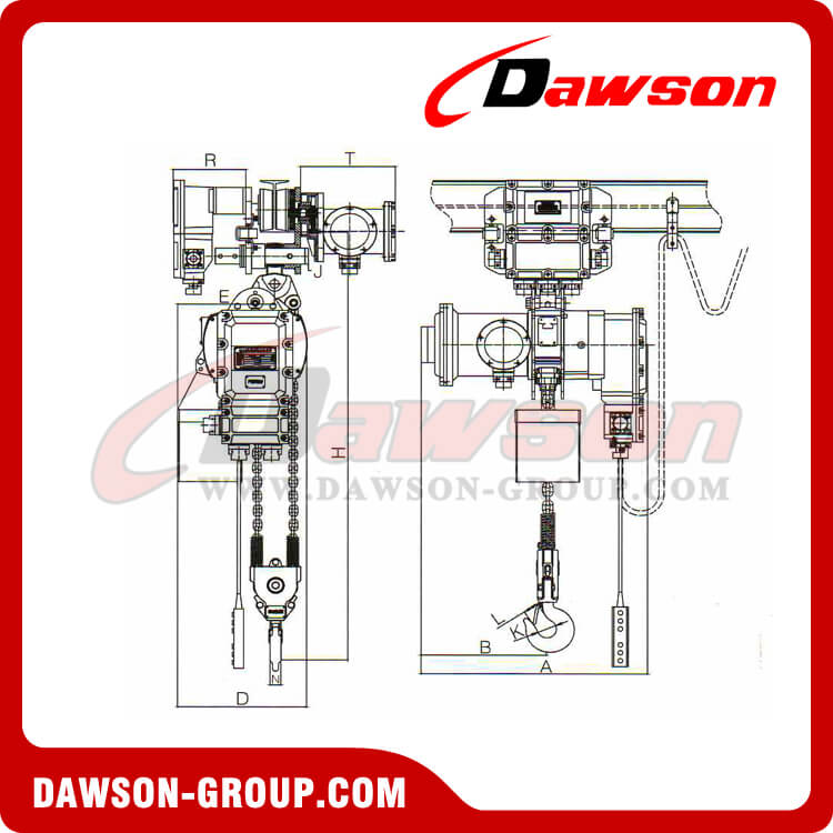Electric Explosion-Proof Chain Hoist 1-35T