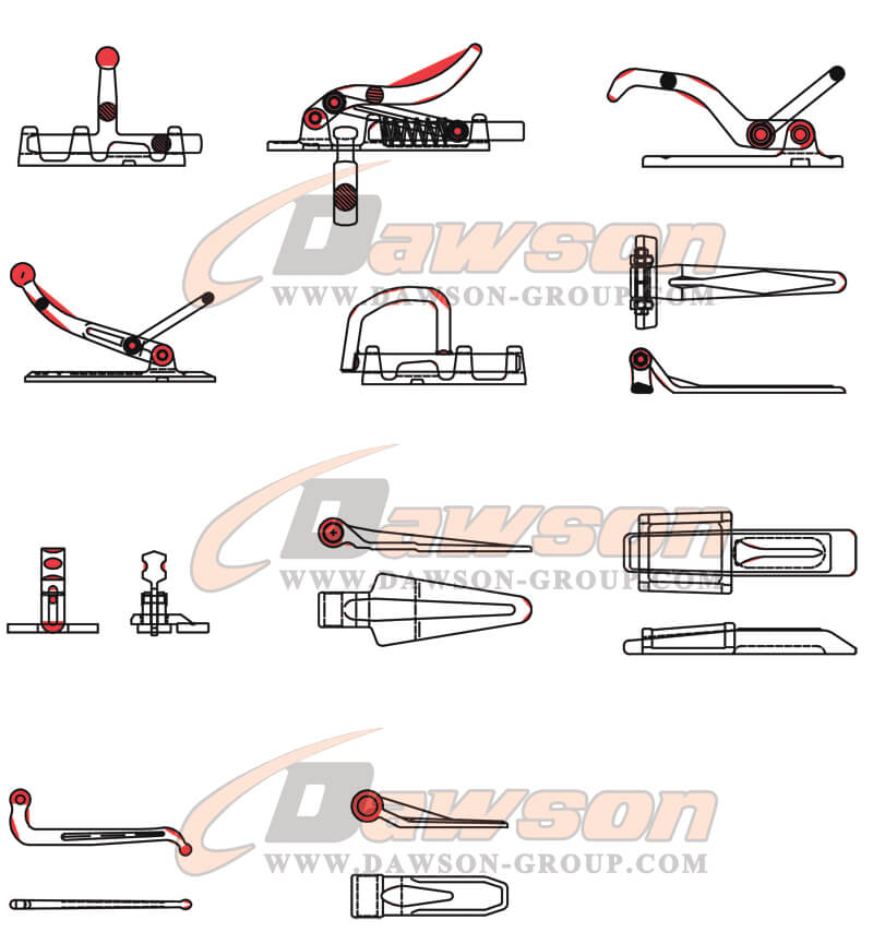 J Hook Assembly Flatbed Truck Transport Chain Assemblies Dawson
