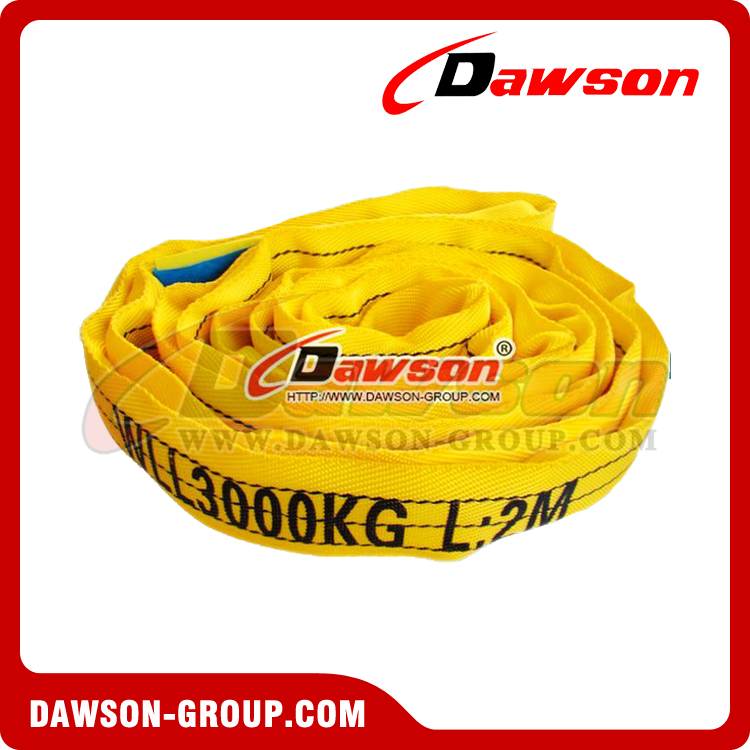 3 Tonne x 10 metre YELLOW Round Sling To EN-1492-2 cargo lifting recovery strop 