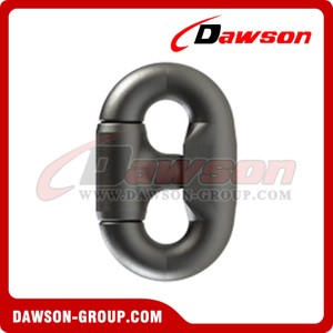 Adjustable Black Painted Marine Connecting Shackle