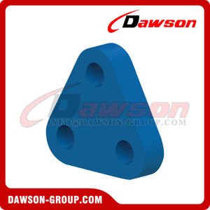 High Tensile Steel Three Hole Triangle Plate, Mooring Plate