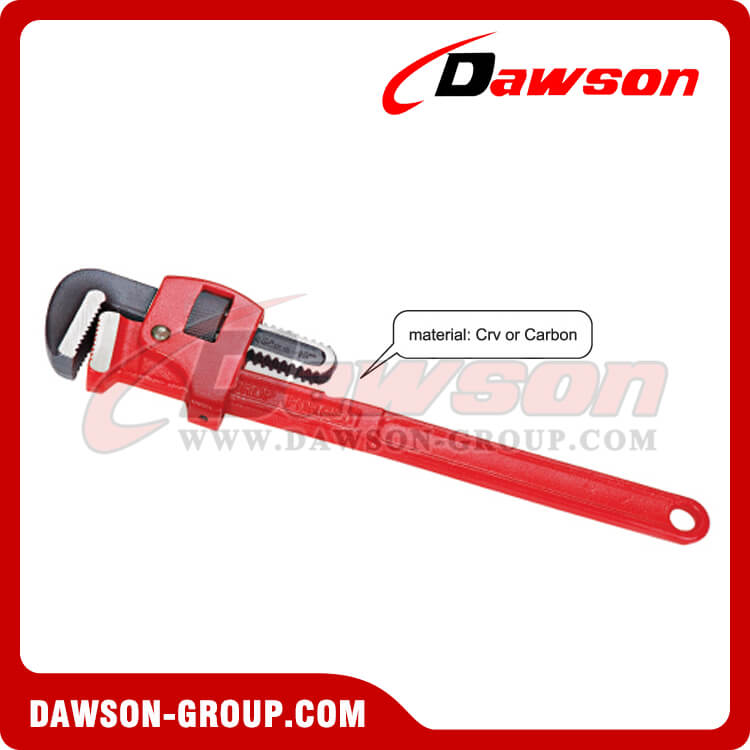DSTD0404 Spanish Type Pipe Wrench, Pipe Wrench with Crv steel handle