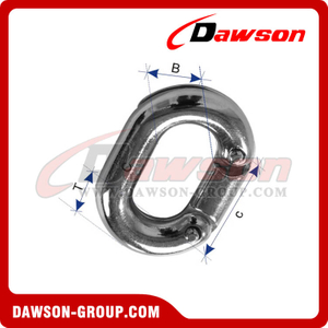 Stainless Steel Connecting Link, AISI304 Chain Connector, AISI316 Hammerlock