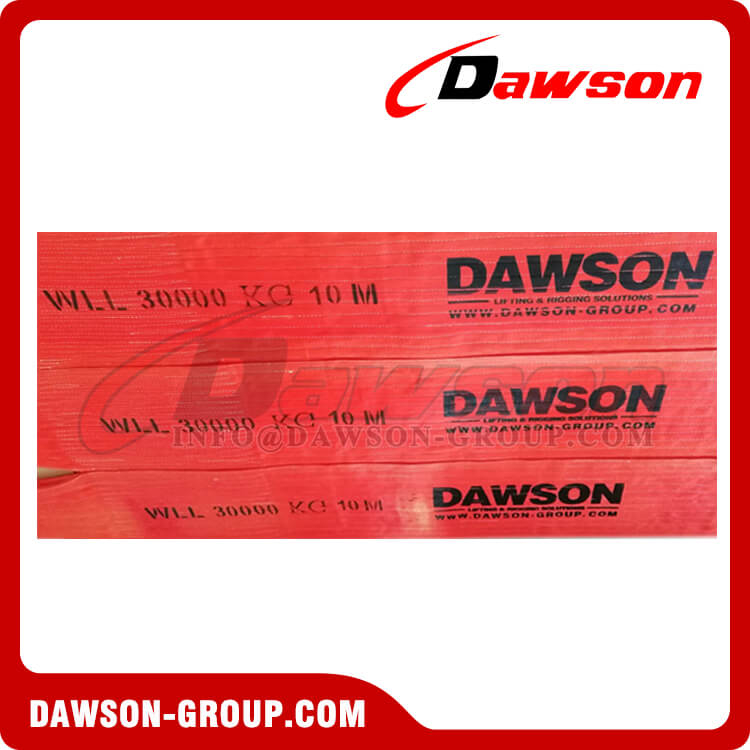 WLL 30 Ton Heavy Duty Polyester Webbing Slings - Lifting Slings Crane Slings