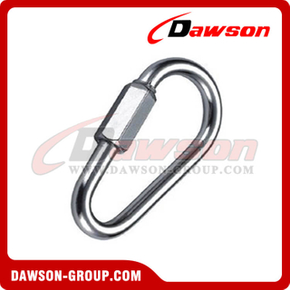 Zinc Plated Pear Shaped Quick Link