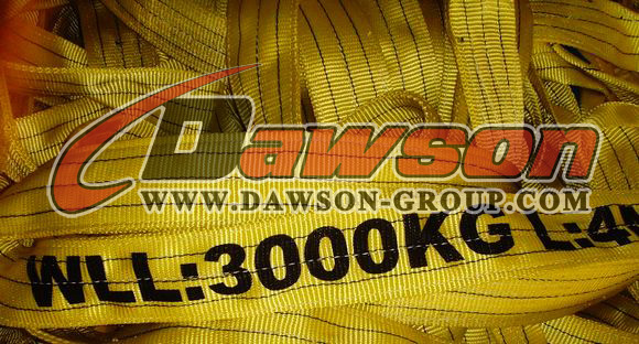 WLL 3 Ton Polyester Webbing Slings - Lifting Slings