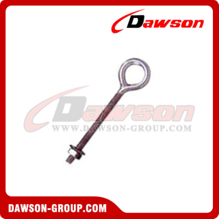 Stainless Steel US Type Regular Eye Bolt With Washer And Nut