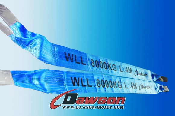 WLL 8 Ton Polyester Webbing Slings - Lifting Slings
