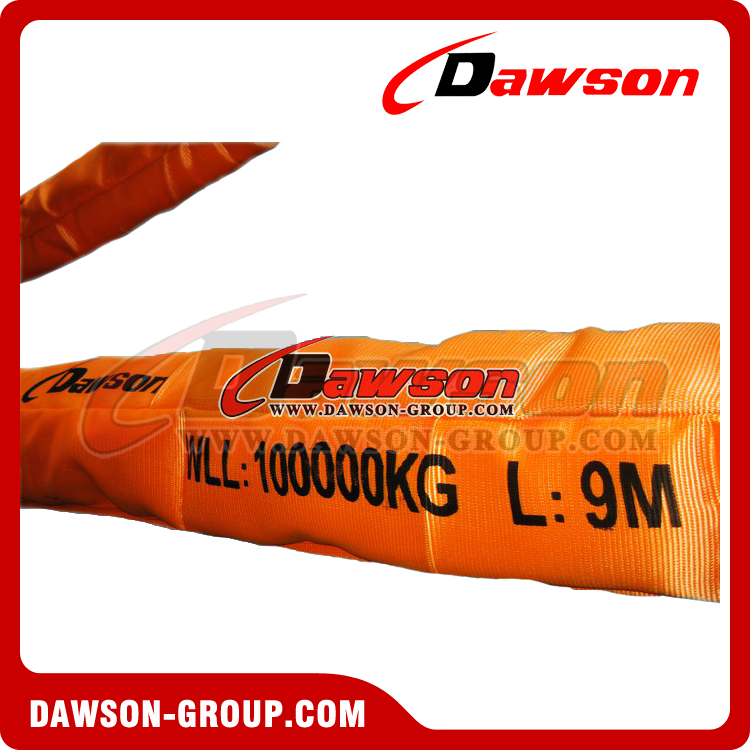 WLL 100T Polyester Round Slings