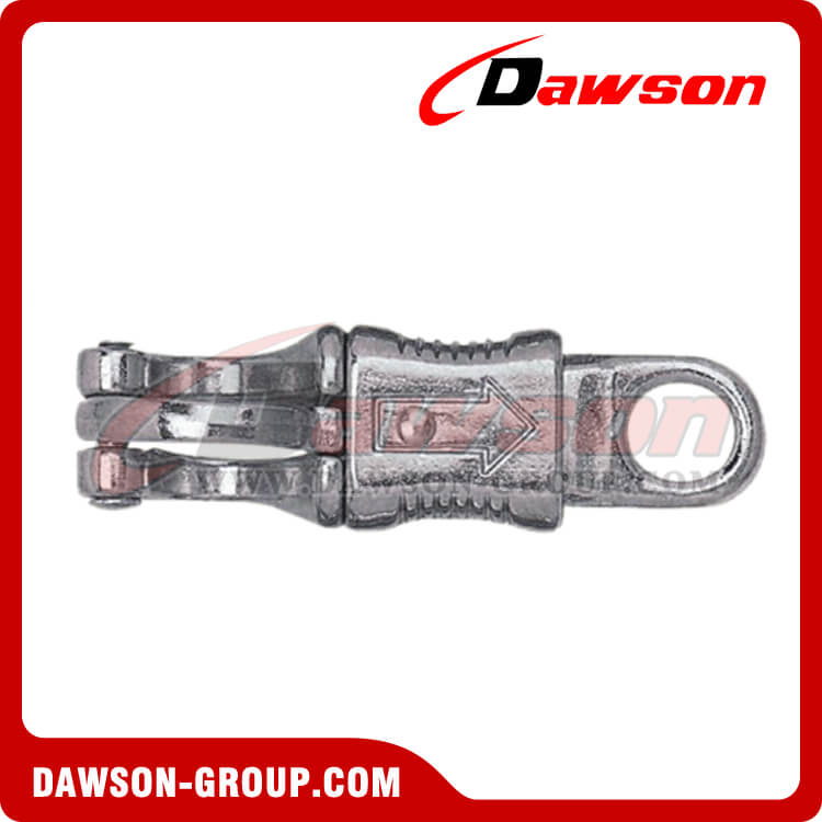 Rigid Round Eye Panic Snaps, quick release panic snap, swivel quick