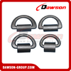 Heavy Duty Forged Lifting D Rings, Weld on D-Ring with Strap BL 50T / 36T / 25T / 10T