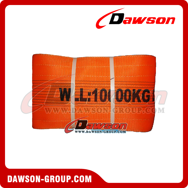 WLL 10 Ton Polyester Webbing Slings - Lifting Slings