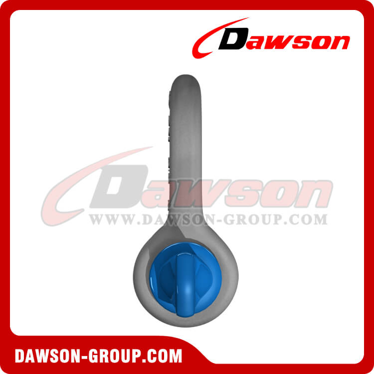 Dawson Brand Hot Dip Galvanized US Type DG210 Chain Shackle with Screw Pin, High Strength S6 Screw Pin Dee Shackle