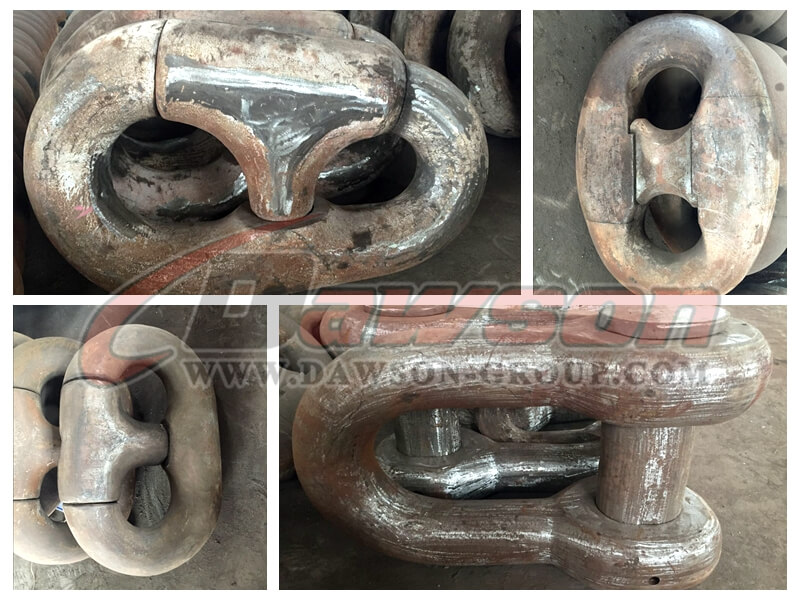 Kenter Type Pear Shaped Detachable Connecting Link for Mooring Chain Dawson Group Ltd. China