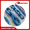 G100 / Grade 100 High Quality Welded Painted Steel Mining Chain / Grade C Alloy Steel Mining Chain for Conveyor