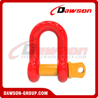 DS759 G8 Screw Type Alloy Dee Shackle, Chain Shackle with Screw Pin for Lifting