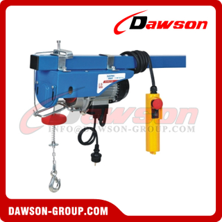DS200A-18 18M Upgrade Mini Electric Hoist with Quick Installation Hook, Electric Wire Rope Hoist Type A