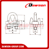 American Type US Type DG450 Drop Forged Heavy Duty Wire Rope Clips EN 13411-5 type B
