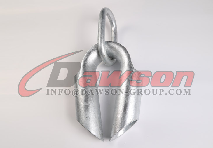 Hot Dip Galvanized Wire Rope Thimble K3B with Ear & Master Link, Super