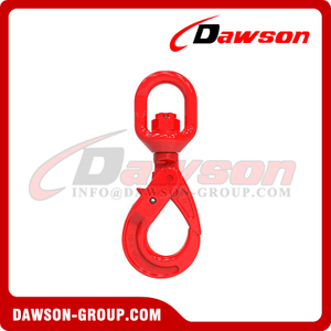 DS755 G80 Improved Swivel Selflock Hook for Lifting Chain Slings
