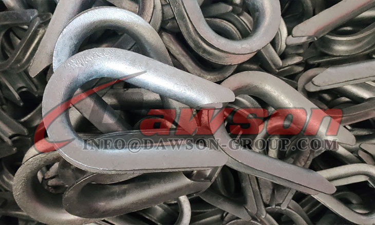 Galvanized Wire Rope Thimble DIN 6899 Type A - Dawson Group Ltd ...