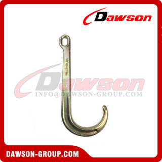 G70 Forged Alloy Steel Eye Type J Type Hook with Ellipse Hole
