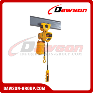 0.5 T - 5 Ton Electric Chain Hoist with Manual Trolley