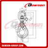 DS1007 G100 European Type Swivel Self-Locking Hook for Crane Lifting Chain Slings