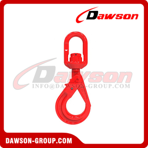 DS490 G80 / Grade 80 Swivel Self-Locking Hook With Bearing for G80 Chains